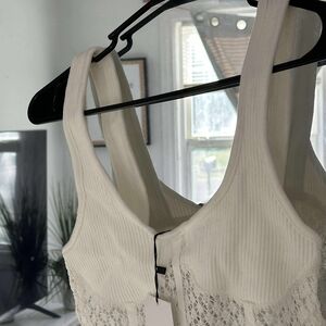 Elegant White Lace Bralette